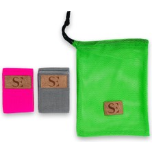 PremiumPort Çift Set Direnç Bandı, Orta ve Sert Seviyeler, Mini Pilates Topu Hediyeli