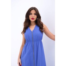 Femora Moda 6510 Elbise-Mor