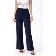 Ponychic Kadın Krep Palazzo Pantolon