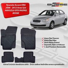 Hyundai Accent Era Paspas Araca Özel 2006 2012 BOSSE 3D Havuzlu Oto Paspas Paspas