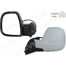 GVA Lvsqvr Diş Dikiz Aynasi Sol Berlingo-Rifter 19-Combo-Proace City 19- Elektrikli Astarli Rezistansli