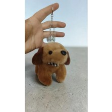 Famemus Accessory Peluş Köpek Çanta Süsü Aksesuar Anahtarlık BOYUT:16CM Büyük Boy