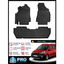 3D Havuzlu Paspas Peugeot Partner Tepee 2008-2018 Modelleri