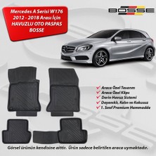 Mercedes A Serisi Paspas W176 Araca Özel 2012 - 2018  BOSSE 3D Havuzlu Oto Paspas