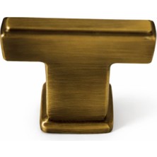 Badem10 Lüx Olifka Mat Antik Sarı Düğme Kulp Şık Tasarım Çekmece Kulpu Dayanıklı Metal Mobilya Aksesuarı