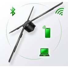 Efe Kuluçka Makineleri 80 cm 3D LED Hologram Fan (Wi-Fi & Bluetooth Destekli)