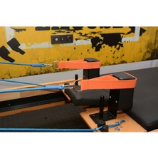PremiumPort Reformer Pilates Double Straps, Ikili, Turuncu, Dayanıklı ve Şık Tasarım