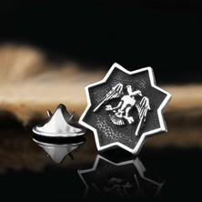 kuyumcudan Selçuklu Kartal 925 Ayar Gümüş Yaka Rozeti