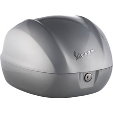 Vespa Primavera/sprint Parlak Gri Top Case-Çanta 32 Lt (Gray G41 ) / Pıaggıo