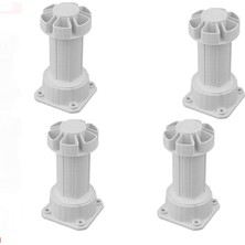 Tify Ayarlı Beyaz Baza Ayağı Beyaz 10/15 Cm 4 Adet