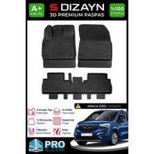 Opel Combo E 3D Pro Havuzlu Paspas, 2018-2023, A+ Kalite, Şık ve Dayanıklı