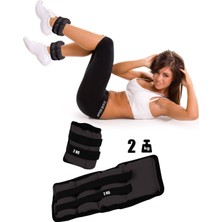 PremiumPort 2 kg Siyah El ve Ayak Bileği Ağırlıkları (2 Adet)