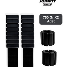 PremiumPort Ayarlanabilir El ve Ayak Bilek Ağırlığı 750 gr Çift Siyah Spor Ekipmanı