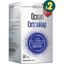 Ocean Extramag 90 Tablet 2 Adet Yüksek Emilim Magnezyum Takviyesi Kemik ve Kas Sağlığı İçin