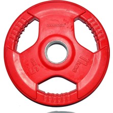 PremiumPort 20 kg Kırmızı Olimpik Kauçuk Plaka, Güç ve Dayanıklılık Için Ideal