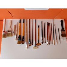 İnci Tuval Elit Özel Seçim Full Karma Seti %100 Doğal Kıl Profesyonel Kalite