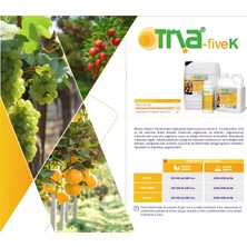 Era Grup Tria Five-K  5-5-20 (Npk) Azot, Fosfor, Potasyum Içerikli Sıvı Gübre