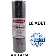 SKAUTO 10 Adet Pvc Izole Elektrik Bant 19MM 1.kalite Elektrikçi Bandı Kore Malı