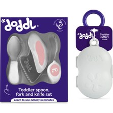 Doddl Çatal Kaşık Bıçak Seti Dusky Rose ve Taşıma / Saklama Kutusu