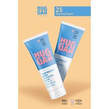 Huggah Organik Doğal Pişik Önleyici Bebek Bakım Kremi 100ML x 2 Adet