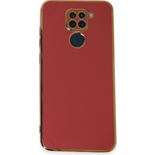 Selfbuysell Xiaomi Redmi Note 9 Kılıf Volet Silikon - Kırmızı