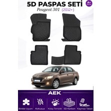 Hazneli Karbon Paspas Takımı, Peugeot 301 20112+ Için Özel Tasarım