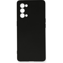 Veloro  Reno 5 Pro Kılıf Nano Içi Kadife  - Siyah