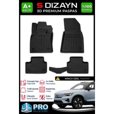 S-Dizayn Volvo EX40 3D Pro Havuzlu Paspas 2024, A+ Kalite, Şık ve Dayanıklı