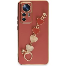 Veloro  Mi 12T Pro Kılıf Esila  - Kırmızı