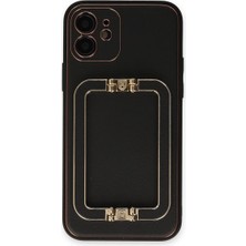 Veloro  Iphone 12 Kılıf Co Elit Kapak - Siyah