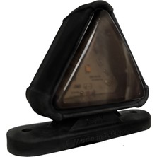 Ahmet Otomotiv Büyük Üçgen Takoz Füme Sarı-Kırmızı 12V-24V