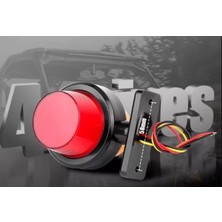 Ahmet Otomotiv (2 Adet) Horpol Tipi Neonlu Maxı Takoz Lamba Sarı-Kırmızı