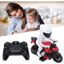 Toysturka Uzaktan Kumandalı Hızlı Işıklı Şarjlı Motorsiklet 1/10  21 cm