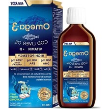Calperia Çocuklar Için Portakal Aromalı Omega-3 Balık Yağı Şurubu 150 ml