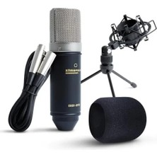 Calperia Kablolu Xlr Kondenser Mikrofon, Masa Standı ile