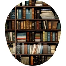 Hakay Kütüphane Temalı Bilek Destekli Mouse Pad