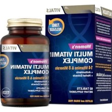 Calperia Kadınlar Için Multivitamin Takviyesi - 14 Vitamin ve 8 Mineral, 60 Tablet, Vegan