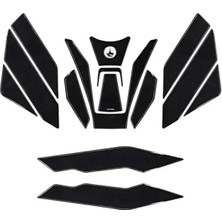 Calperia 15 Parça Kaydırmaz 6d Karbon Tank Pad Seti (Bmw F900 Xr 2024)