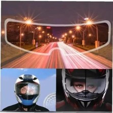 Calperia Motosiklet Kaskı Için Buğu Önleyici Vizör Film