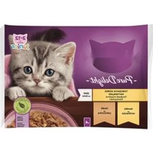 Calperia Jöle Içinde Tavuklu ve Hindili Yavru Kedi Konservesi, 4X85 gr