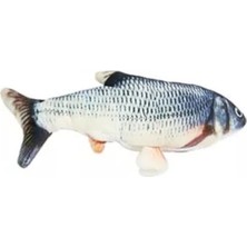 Calperia Peluş Kedi Oyuncağı - Balık Şeklinde, Nanesi Otlu Çıngıraklı
