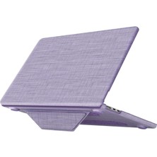Eco Port Apple Macbook Air 13.6 Macbook Kumaş Kapak - Mor
