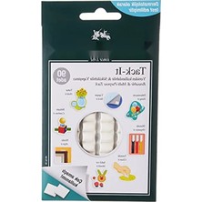 Calperia Yeniden Kullanılabilir Beyaz Yapıştırıcı Hamur, 50 Gr, 90 Parça, Iz Bırakmaz