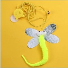 Calperia Kendinden Yapışkanlı ve Ses Çıkaran Kedi Oltası - 2 Metre Uzunluk