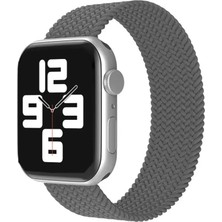 Esranın Dünyası Newface Apple Watch 38MM Ayarlı Solo Silikon Kordon - Gri RSMRK34-ESRDNS