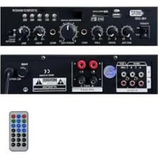 Calperia 2X100W Bluetooth USB Amfi - Stereo Mixer 4-8 Ohm