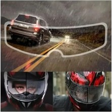 Calperia Motorsiklet Kaskı Için Yağmur Engelleyici Cam Filmi