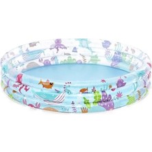 Calperia Yuvarlak Derin Dalış Oyun Havuzu - Φ60 x H12 Inç (Φ1.52 M x H 30 Cm)