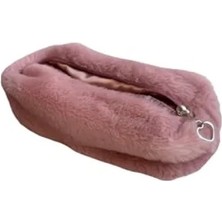 Calperia Kalpli Saten Astarlı Peluş Kalemlik