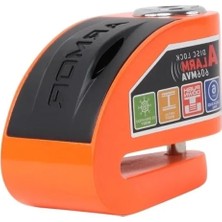 Calperia 6mm Turuncu Renkli Alarmlı Disk Kilidi